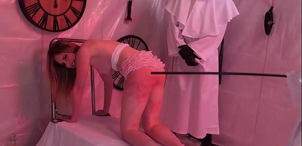  Hot submissive masochist cries while sucking cock and getting brutally beaten in extreme ganbang
